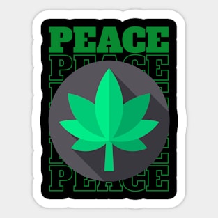 Weed concept Sticker